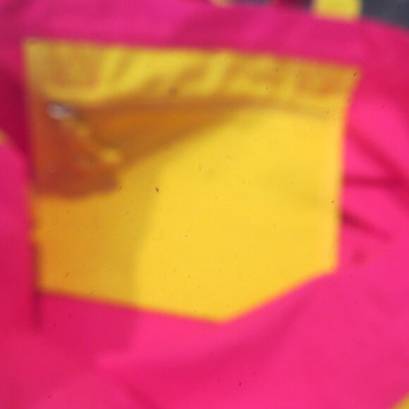 Esprit Large Canvas Tote Bag – Pink & Yellow – New Without Tags (B2) - Picture 5 of 6